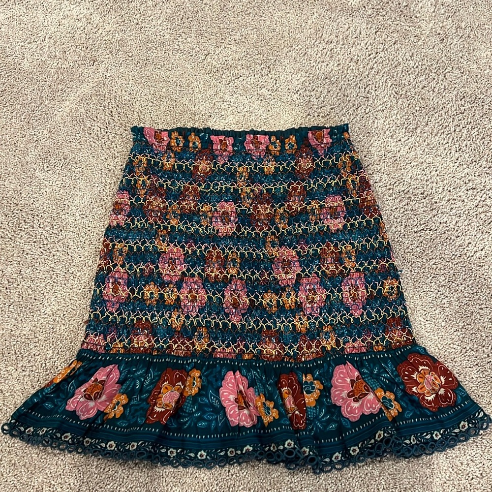Farm Rio Flounce Mini Skirt